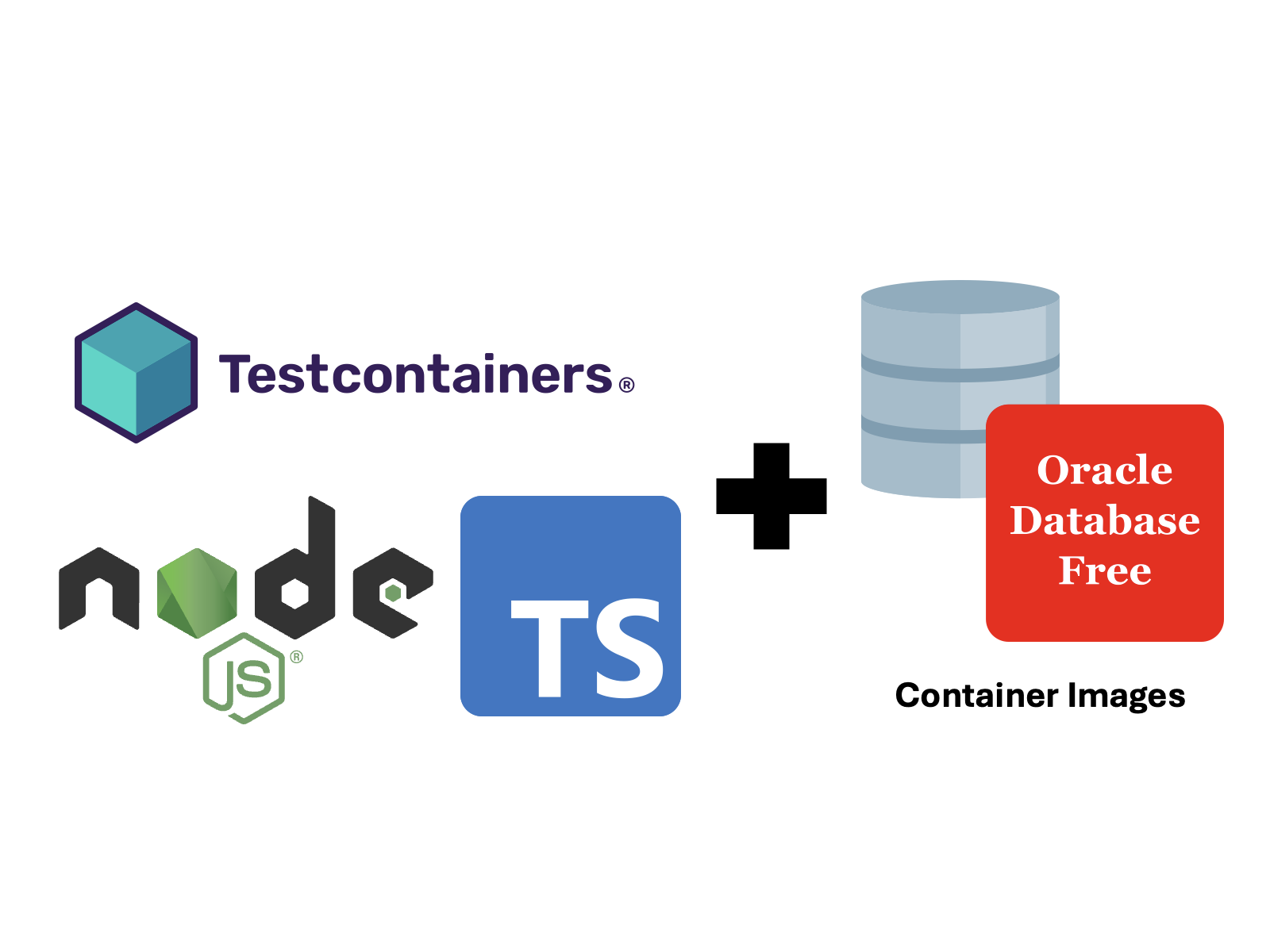 Test your TypeScript/NodeJS apps with Oracle Database Free